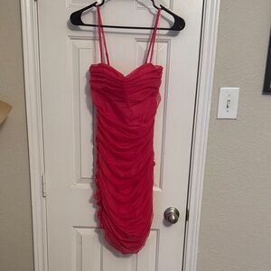 Fashion Nova Vibrant Pink Dress